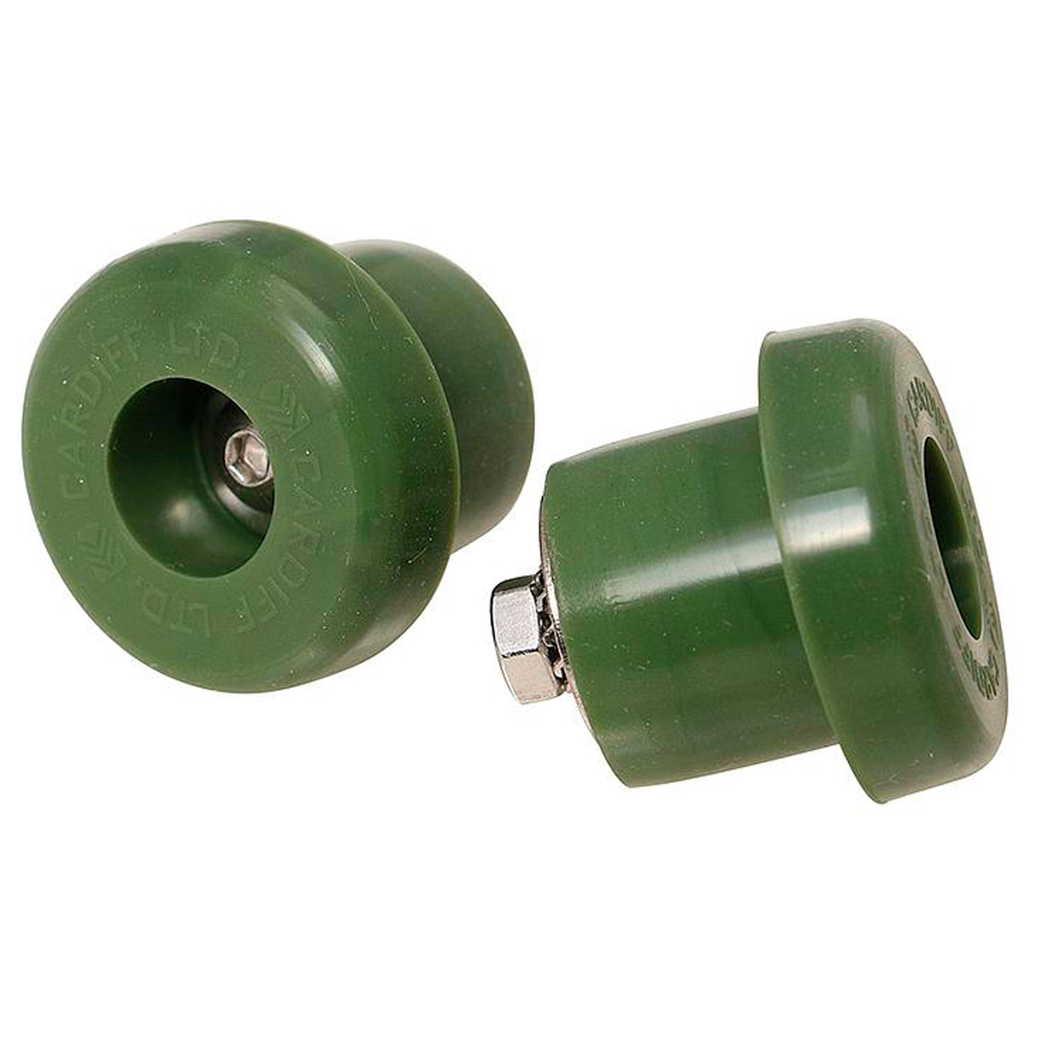 Cardiff Silicone Bar End Plugs, Army Green